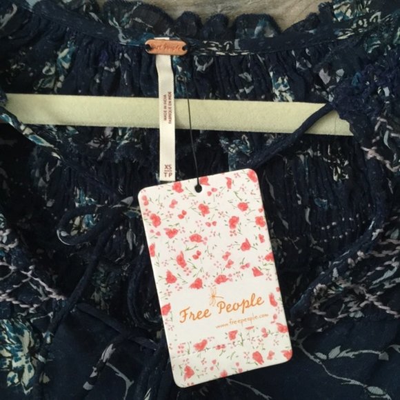 Free People Keeping Up with Kara Sheer Tunic XS - Picture 9 of 11